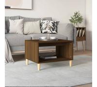 Berkfield Coffee Table Brown Oak 60X50X40 Cm Engineered Wood