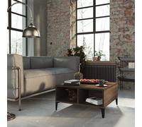 Berkfield Coffee Table Brown Oak 60X60X30 Cm Engineered Wood