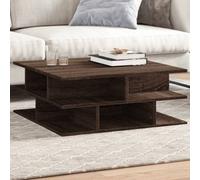 Berkfield Coffee Table Brown Oak 70X70X29 Cm Engineered Wood
