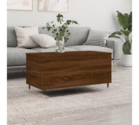 Berkfield Coffee Table Brown Oak 90X44.5X45 Cm Engineered Wood