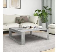 Berkfield Coffee Table Concrete Grey 100X100X35 Cm Engineered Wood