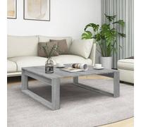 Berkfield Coffee Table Grey Sonoma 100X100X35 Cm Engineered Wood