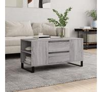 Berkfield Coffee Table Grey Sonoma 102X44.5X50 Cm Engineered Wood