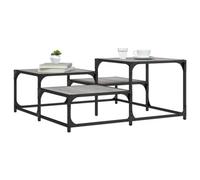 Berkfield Coffee Table Grey Sonoma 87.5X87.5X40 Cm Engineered Wood