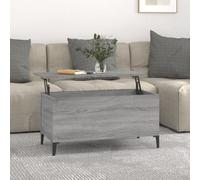 Berkfield Coffee Table Grey Sonoma 90X44.5X45 Cm Engineered Wood