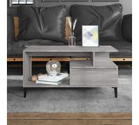 Berkfield Coffee Table Grey Sonoma 90X49X45 Cm Engineered Wood