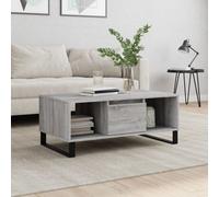 Berkfield Coffee Table Grey Sonoma 90X50X36.5 Cm Engineered Wood