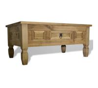 Berkfield Coffee Table Mexican Pine Corona Range 100X60X45 Cm