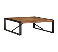 Berkfield Coffee Table Multicolour 100X100X35 Cm Solid Wood Reclaimed