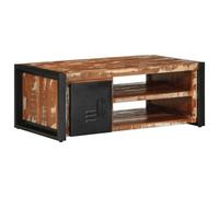 Berkfield Coffee Table Multicolour 90X50X36 Cm Solid Wood Reclaimed