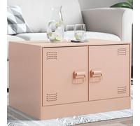 Berkfield Coffee Table Pink 67X50X44 Cm Steel