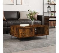 Berkfield Coffee Table Smoked Oak 90X60X35 Cm Engineered Wood