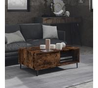 Berkfield Coffee Table Smoked Oak 90X60X35 Cm Engineered Wood