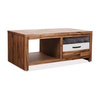 Berkfield Coffee Table Solid Acacia Wood 90X50X37.5 Cm