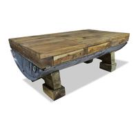 Berkfield Coffee Table Solid Reclaimed Wood 90x50x35 cm