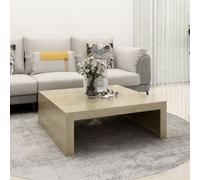 Berkfield Coffee Table Sonoma Oak 100X100X35 Cm Engineered Wood