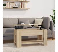 Berkfield Coffee Table Sonoma Oak 101X49X52 Cm Engineered Wood