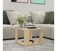 Berkfield Coffee Table Sonoma Oak 40x40x30 cm Engineered Wood