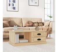 Berkfield Coffee Table Sonoma Oak 90X50X35 Cm Engineered Wood