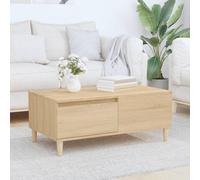 Berkfield Coffee Table Sonoma Oak 90X50X36.5 Cm Engineered Wood