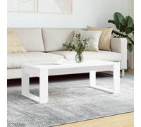 Berkfield Coffee Table White 102X50X35 Cm Engineered Wood