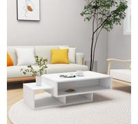 Berkfield Coffee Table White 105X55X32 Cm Engineered Wood