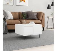 Berkfield Coffee Table White 55X55X36.5 Cm Engineered Wood