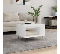 Berkfield Coffee Table White 60X50X40 Cm Engineered Wood