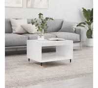 Berkfield Coffee Table White 60X50X40 Cm Engineered Wood