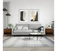 Berkfield Coffee Tables 2 Pcs Brown Oak 50X46X50 Cm Engineered Wood