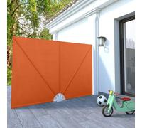 Berkfield Collapsible Terrace Side Awning Terracotta 240X160 Cm