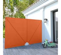 Berkfield Collapsible Terrace Side Awning Terracotta 300X200 Cm