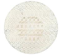Berkfield Compact Bistro Table Vintage Style Round Metal 40X70 Cm White