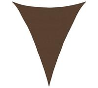 Berkfield Compact Sunshade Sail 160 G/m2 Brown 5X6X6 M Hdpe