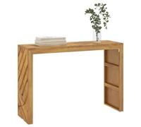 Berkfield Console Table 110X35X75 Cm Solid Wood Teak