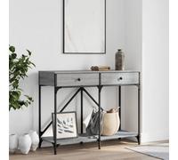 Berkfield Console Table Grey Sonoma 100X39X78.5 Cm Engineered Wood