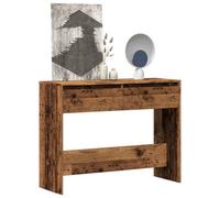 Berkfield Console Table Old Wood 100X35X76.5 Cm Engineered Wood