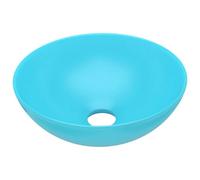 Berkfield Contemporary Bathroom Sink Ceramic Light Green Round