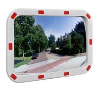 Berkfield Convex Traffic Mirror Rectangle 40 X 60 Cm With Reflectors