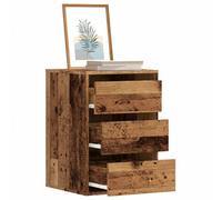 Berkfield Corner Chest Of Drawers Old Wood 40X41X58 Cm Engineered Wood