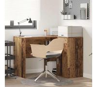 Berkfield Corner Desk Old Wood 102X88X75 Cm Engineered Wood