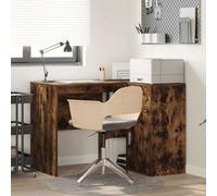 Berkfield Corner Desk Smoked Oak 102X88X75 Cm Engineered Wood