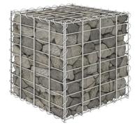 Berkfield Cube Gabion Raised Bed Steel Wire 40X40X40 Cm