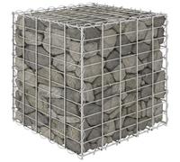 Berkfield Cube Gabion Raised Bed Steel Wire 50X50X50 Cm