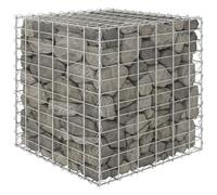 Berkfield Cube Gabion Raised Bed Steel Wire 60X60X60 Cm