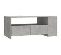 Berkfield Decorative Coffee Table Concrete Grey 102X55X42 Cm Engineered Wood