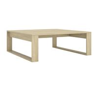 Berkfield Decorative Coffee Table Sonoma Oak 100X100X35 Cm Engineered Wood