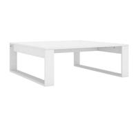 Berkfield Decorative Coffee Table White 100X100X35 Cm Engineered Wood