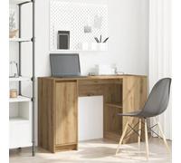 Berkfield Desk Artisan Oak 120X42X76 Cm Engineered Wood