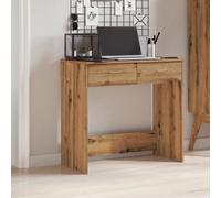 Berkfield Desk Artisian Oak 80X40X75 Cm Engineered Wood